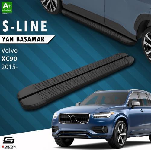 S-Dizayn Volvo XC90 2 S-Line Siyah Yan Basamak 193 Cm 2015 Üzeri
