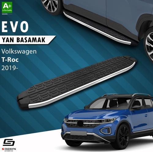 S-Dizayn VW T-Roc Evo Krom Yan Basamak 173 Cm 2019 Üzeri A+ Kalite