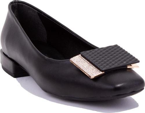 DZA07-8243811 Siyah Klasik Topuklu Kadın Ayakkabı