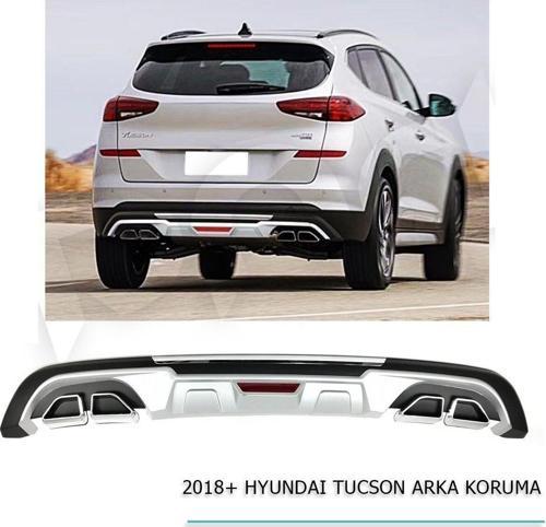 Hyundai Tucson 2019+Uyumlu Arka Koruma Difüzör