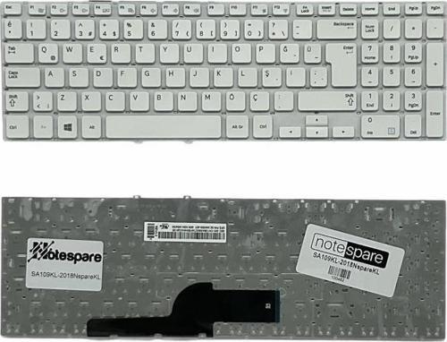 Samsung BA59-03271F Uyumlu Laptop Klavye Beyaz TR
