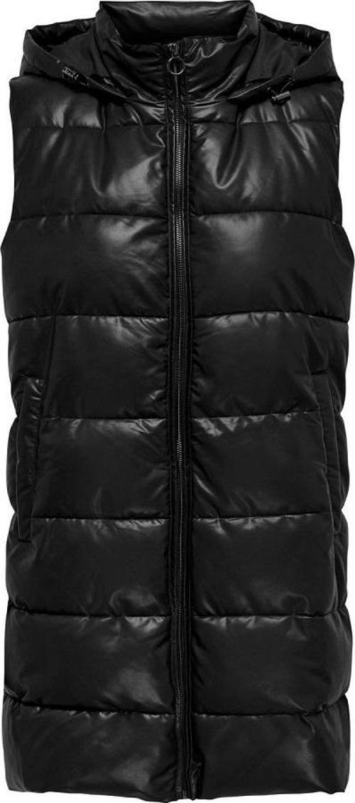 Onlnewanja Faux Leather Kadın Yelek