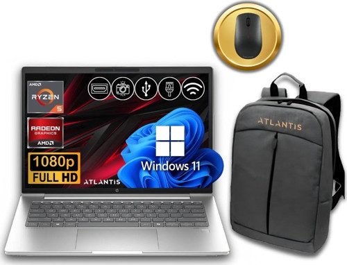 ProBook 445 G11 R5-7535U 16GB 1 TB M.2 SSD 9Y7C9ET ATL18 14" W11Pro Notebook &Çanta+Mouse