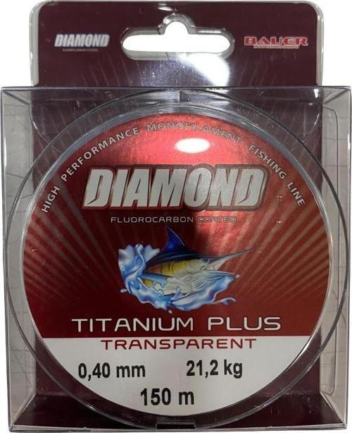 Diamond Titanium Plus 0.40 mm 150 mt Misina - Renk: Gri 21.2 kg