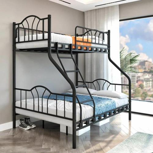 İmaj 3 Kişilik Ebeveyn 3'lü Metal Ranza Siyah 90x200 / 140X200