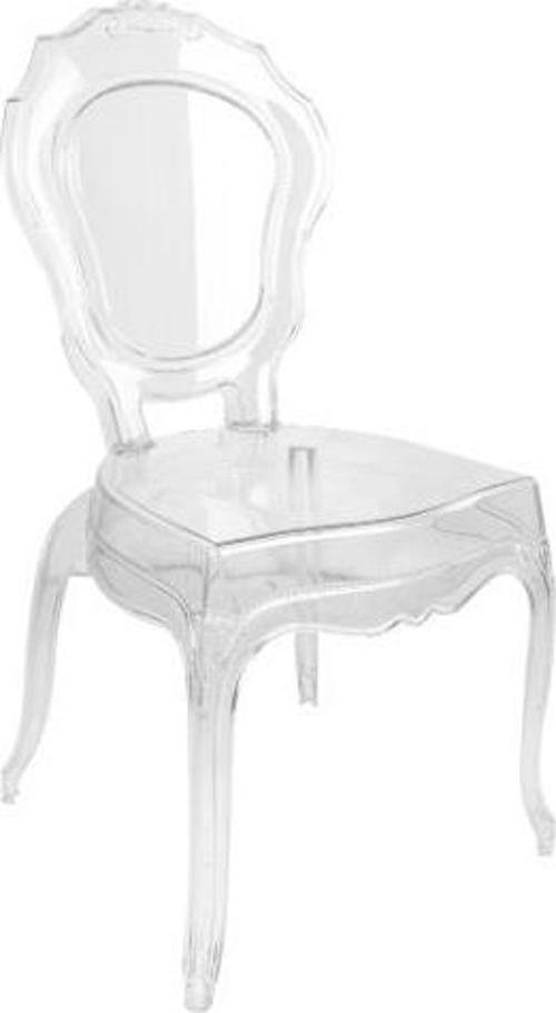 Mila Şeffaf Kırılmaya Dayanıklı Sandalye