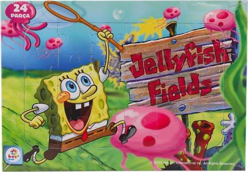 SB7979 Spongebob Taslamalı 24 Parça Frame Puzzle -Laçokids