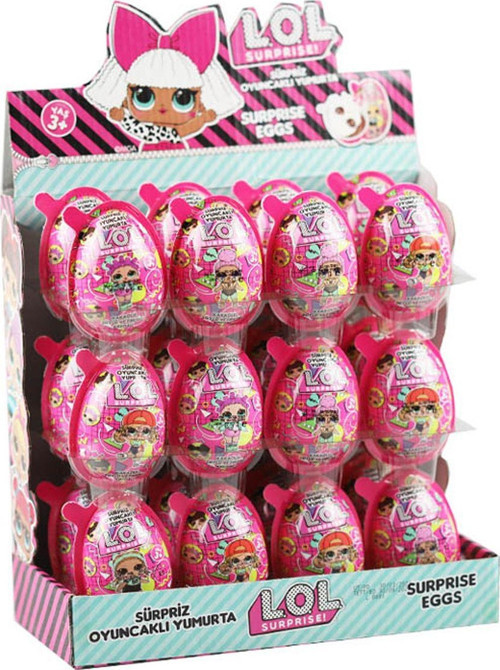 Sürpriz Oyuncaklı Yumurta 17,5 Gr. 24'Lü