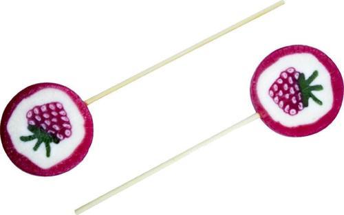 Meyveli Lolipop Polonya Şekeri Çilek 10 Adet
