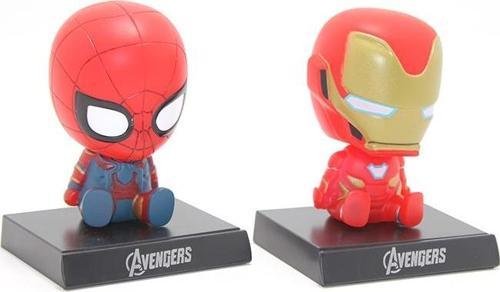 İronman Ve Spiderman Kafa Sallayan Figür Alk2858