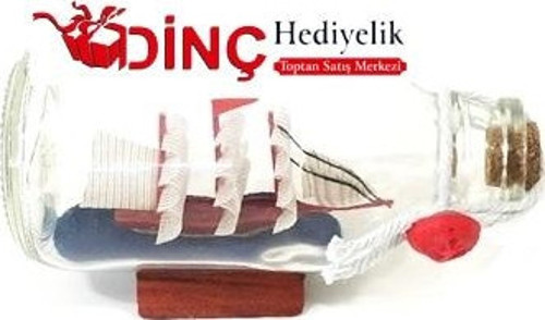 Mini Boy Şişe İçerisinde Gemi Maketi
