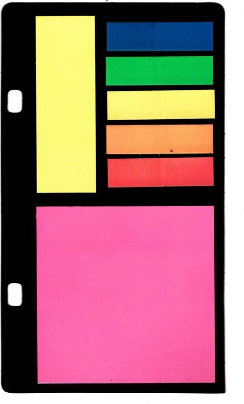 Karışık posit yapışkanlı not kağıdı pos it (17x10 cm)