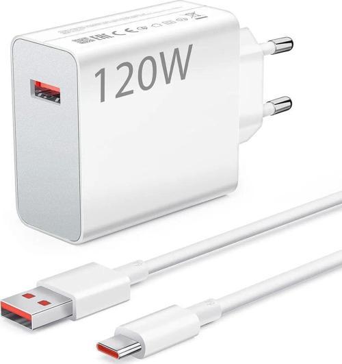 Xiaomi Mi ile Uyumlu 120W Turbo Hızlı Şarj Aleti Kablo Dahil Yarım Saatte Doldurur
