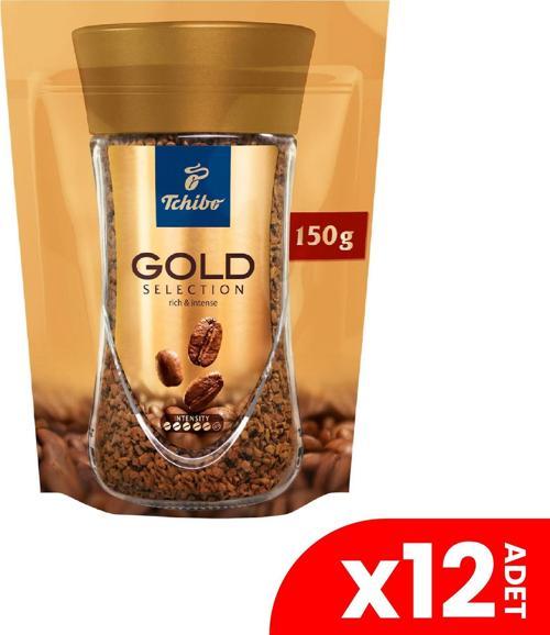 Gold Selection Çözünebilir Kahve Ekonomik Paket 150 Gr 12'li