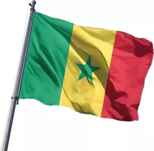 Senegal Bayrakları 50x75 cm