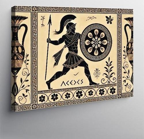 Kanvas Tablo Antik Yunan Figürü