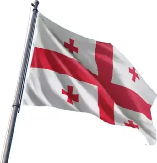 Gürcistan Bayrağı 70x105 cm