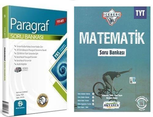 TYT Bilgi Sarmal Paragraf ve Okyanus Iceberg Matematik Soru Bankası 2 Kitap Set