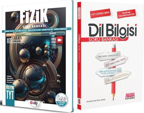 Ulti Yayınları TYT Fizik ve AKM Dil Bilgisi Soru Bankası Seti 2 Kitap