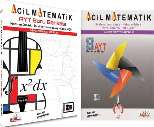 Acil AYT Matematik Soru Bankası ve Deneme Seti 2 Kitap