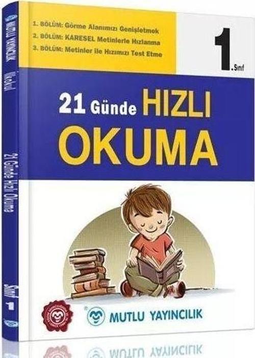 1. Sınıf 21 Günde Hızlı Okuma Mutlu Yayınları