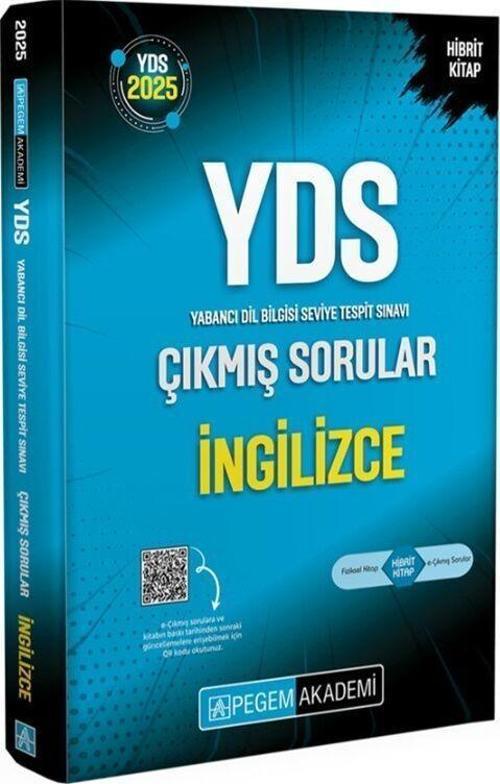 2025 YDS İngilizce Çıkmış Sorular Pegem Yayınları