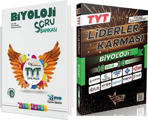Yayın Denizi TYT Biyoloji Pro Soru Bankası ve Liderler 10 Yayın 30 Deneme Seti 2 Kitap