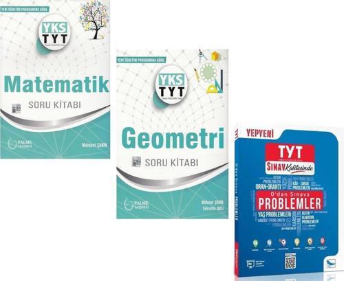 Palme TYT Matematik Geometri ve Sınav Yayınları Problemler Soru Bankası Seti 3 Kitap