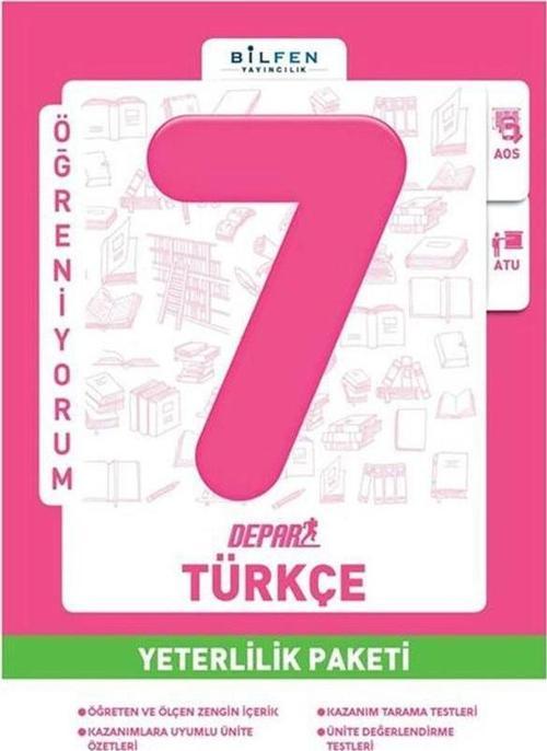 Bilfen Yayınları 7.Sınıf Türkçe Depar Yeterlilik Paketi