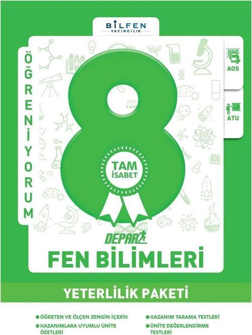 Bilfen Yayınları 8.Sınıf Fen Bilimleri Depar Yeterlilik Paketi