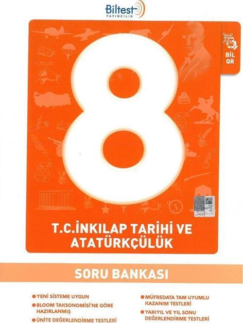 Bilfen Yayınları 8.Sınıf T.C. İnkılap Tarihi ve Atatürkçülüki Soru Bankası