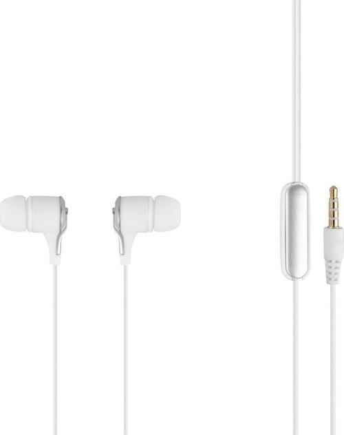 Acoustic 0094 Mikrofonlu Kablolu Kulak İçi Kulaklık Beyaz
