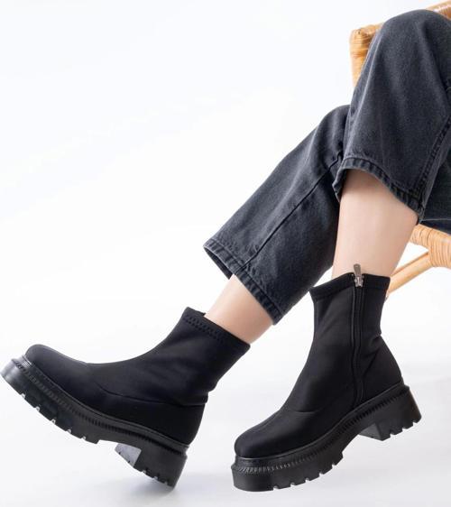 Siyah Dalgıç Fermuarlı Günlük Kadın Bot