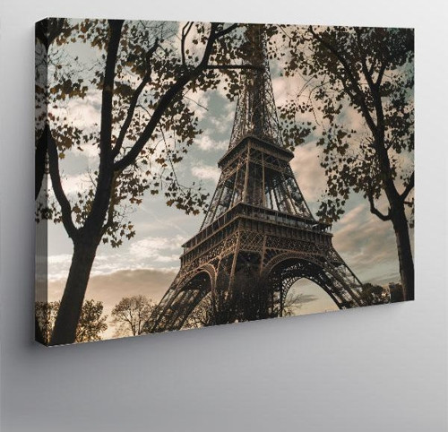Kanvas Tablo Eyfel Kulesi Manzarası