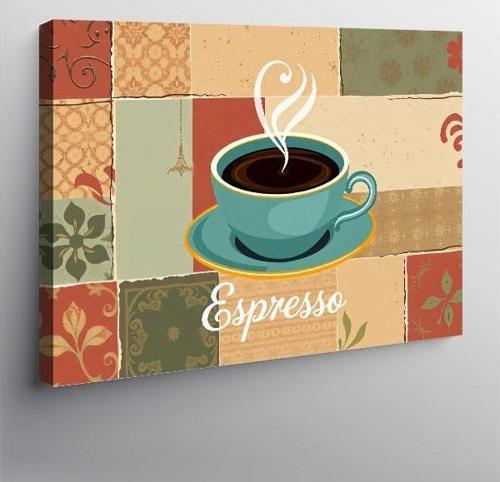Kanvas Tablo Espresso Kahve Sanatı