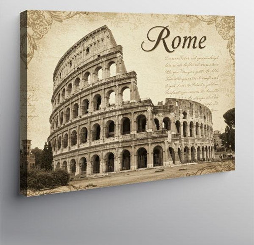 Kanvas Tablo Roma Ve Kolezyum
