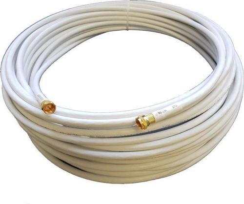 15Metre RG6 U6 Gold F Konnektörlü Hazır Uydu Anten Kablosu Full HD 4K