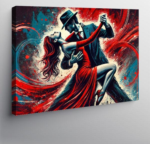 Kanvas Tablo Tango Yapan Çift