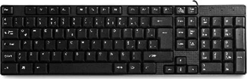 KB-741F Siyah-Gri USB 2 Metre Bakır Kablolu Tamamen Türkçe F Klavye