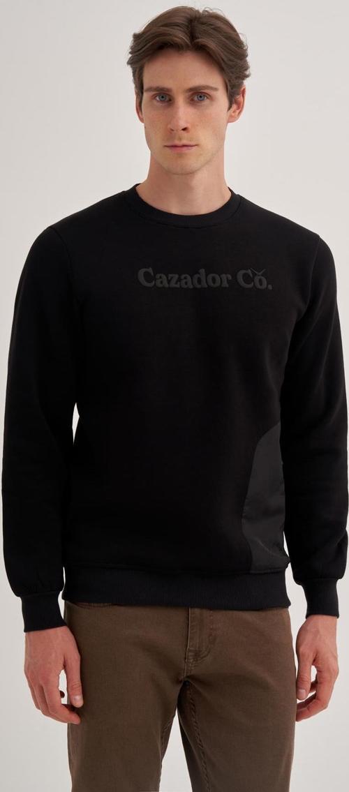 3 İplik Şardonlu Sweatshirt 5028 Siyah