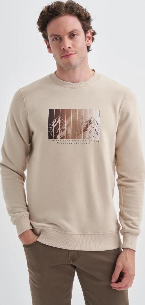 CAZ 5131 3 İPLİK SWEAT BEJ