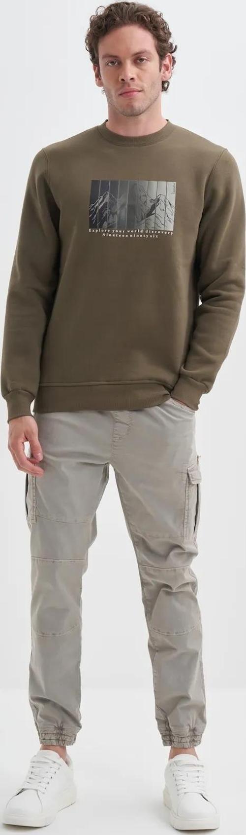 CAZ 5131 3 İPLİK SWEAT HAKI