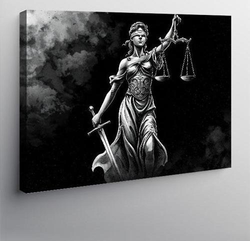 Kanvas Tablo Adaletin Sembolü: Themis