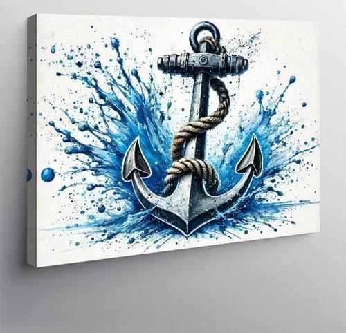 Kanvas Tablo Demir Çapa Gücü