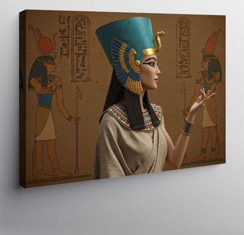 Kanvas Tablo Nefertiti Kraliçe Portresi