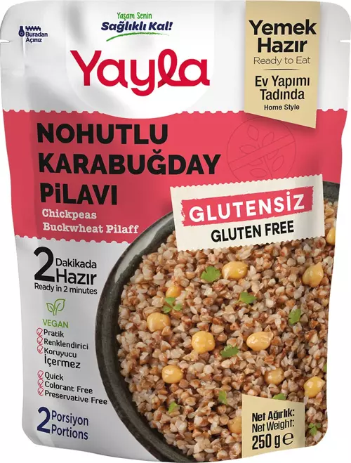 Glutensiz Nohutlu Karabuğday Pilavı 250 gr
