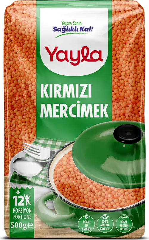 İthal Kırmızı Mercimek 500 gr