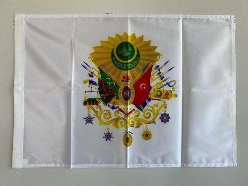 Bayrakal Osmanlı Arma, Osmanlı Tuğra Beyaz Zemin Bayrak, Osmanlı Bayrağı