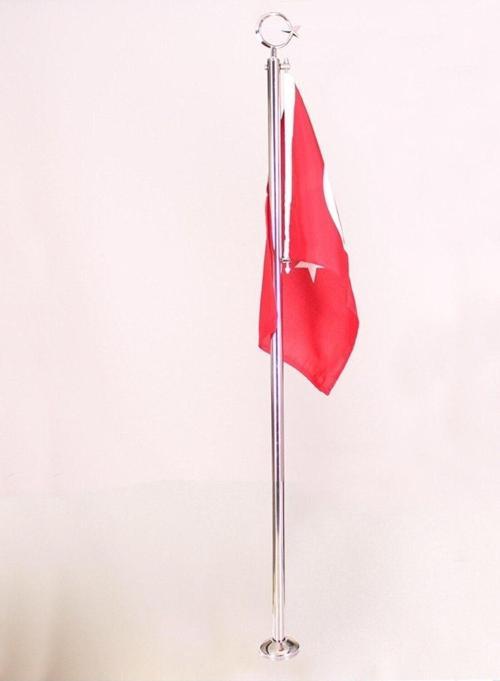 Bayrakal Şehitlik Direği Paslanmaz Şehit Bayrak Direği