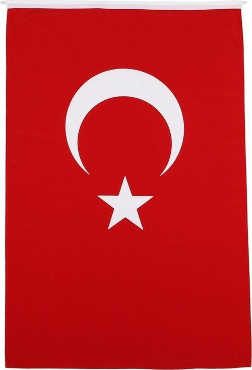 Bayrakal Sopalı Türk Bayrağı Alpaka Kumaş 50 x 75 cm